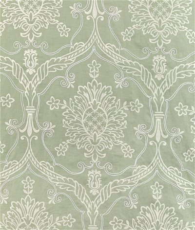 Lee Jofa Hayes Embroidery Celery Fabric