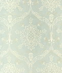 Lee Jofa Hayes Embroidery Aqua Fabric