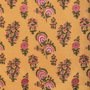 Lee Jofa Mead Embroidery Saffron/Petal Fabric
