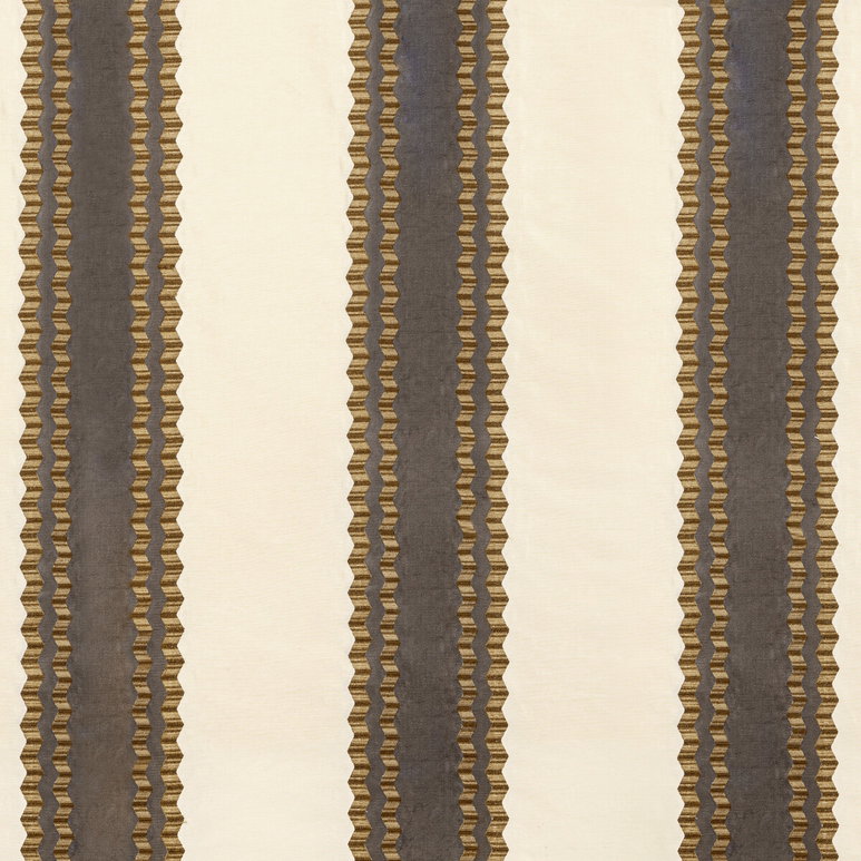 Lee Jofa Waldon Stripe Brown Fabric