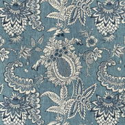 Lee Jofa Jennings Print Blue Fabric