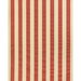 Lee Jofa Avenue Stripe Crimson/Ecru Fabric