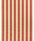 Lee Jofa Avenue Stripe Crimson/Ecru Fabric