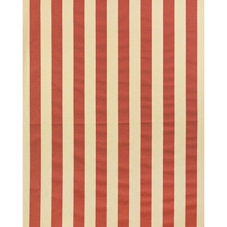 Lee Jofa Avenue Stripe Crimson/Ecru Fabric