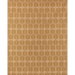 Lee Jofa Persia Leaf Ochre On Pink Fabric