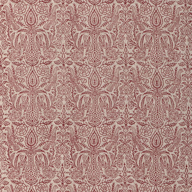 Lee Jofa Haven Handblock Ruby Fabric