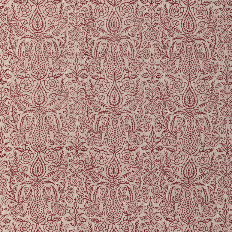 Lee Jofa Haven Handblock Ruby Fabric