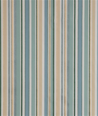 Lee Jofa Siders Stripe Aqua/Sand Fabric
