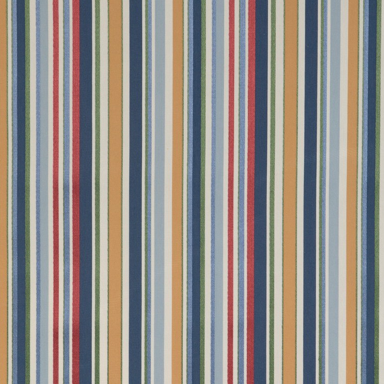 Lee Jofa Siders Stripe Blue/Red Fabric