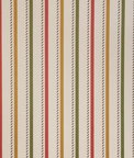 Lee Jofa Buxton Stripe Red/Gold Fabric