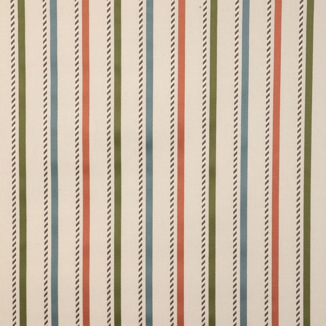 Lee Jofa Buxton Stripe Leaf/Clay Fabric
