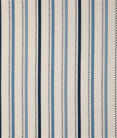 Lee Jofa Buxton Stripe Navy/Sky Fabric