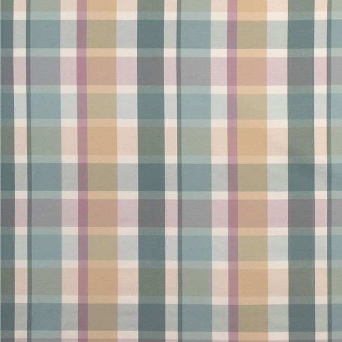 Lee Jofa Fisher Plaid Lake/Sand Fabric
