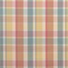 Lee Jofa Fisher Plaid Melon/Aqua Fabric