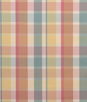 Lee Jofa Fisher Plaid Melon/Aqua Fabric