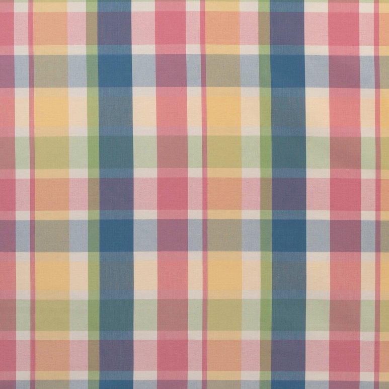 Lee Jofa Fisher Plaid Navy/Petal Fabric