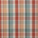 Lee Jofa Fisher Plaid Teal/Spice Fabric