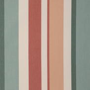 Lee Jofa Fisher Stripe Teal/Spice Fabric