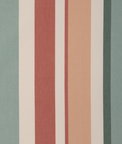 Lee Jofa Fisher Stripe Teal/Spice Fabric