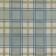 Lee Jofa Davies Plaid Aqua/Leaf Fabric