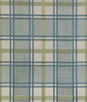 Lee Jofa Davies Plaid Aqua/Leaf Fabric