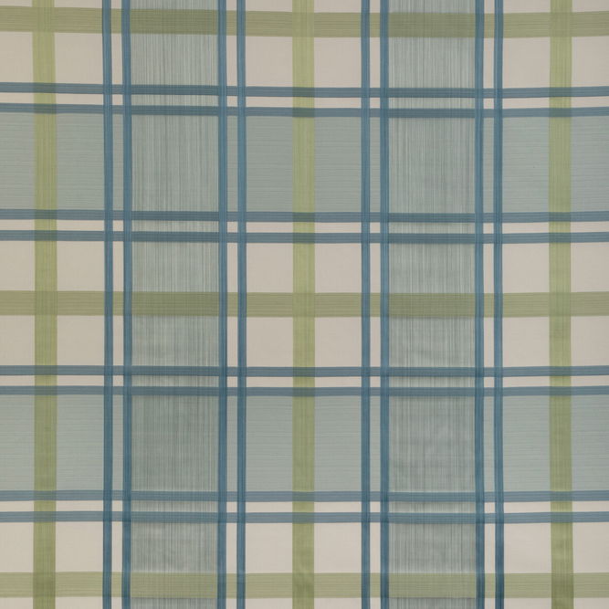 Lee Jofa Davies Plaid Aqua/Leaf Fabric