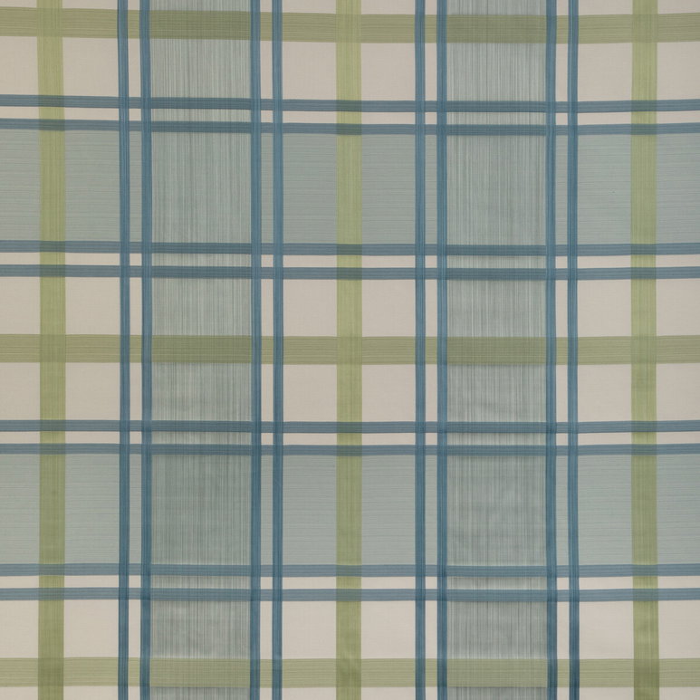 Lee Jofa Davies Plaid Aqua/Leaf Fabric