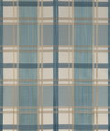 Lee Jofa Davies Plaid Sky/Sand Fabric