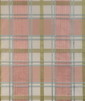 Lee Jofa Davies Plaid Petal/Kiwi Fabric
