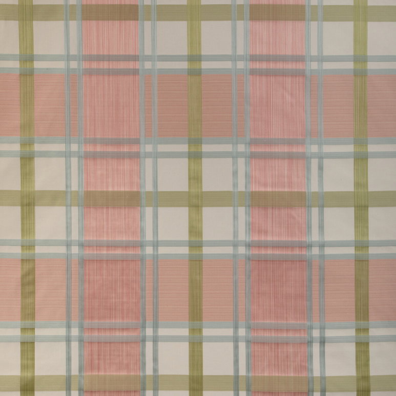 Lee Jofa Davies Plaid Petal/Kiwi Fabric