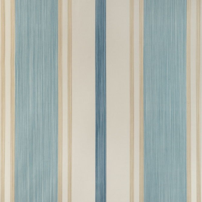 Lee Jofa Davies Stripe Sky/Sand Fabric