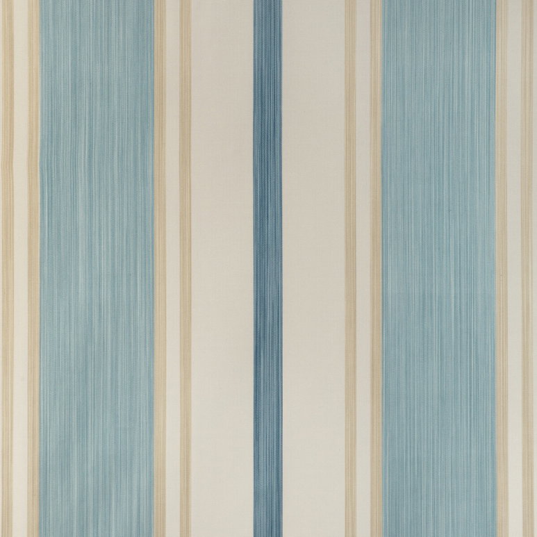Lee Jofa Davies Stripe Sky/Sand Fabric