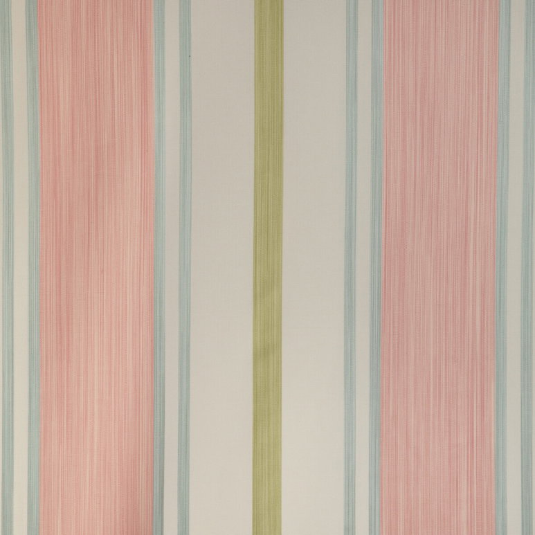 Lee Jofa Davies Stripe Petal/Kiwi Fabric