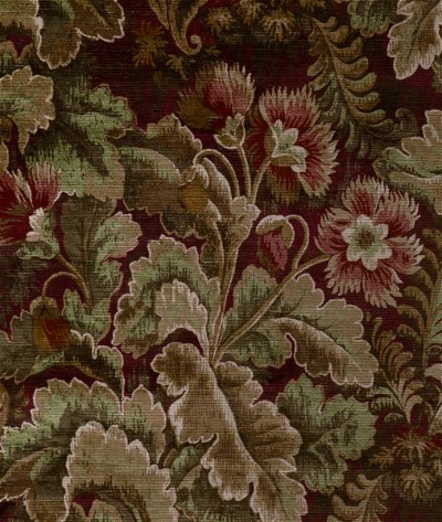 Lee Jofa Barwick Velvet Garnet Fabric