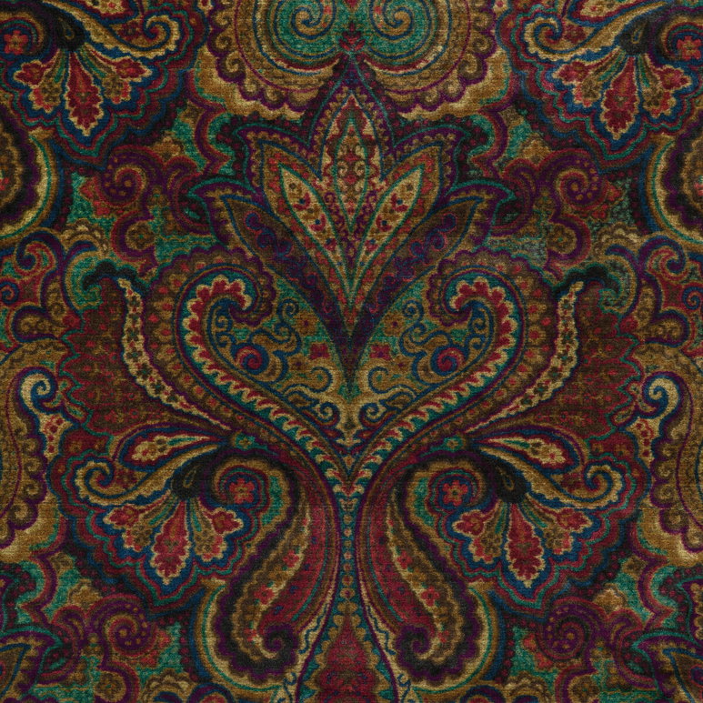 Lee Jofa Carswell Velvet Topaz/Ruby Fabric