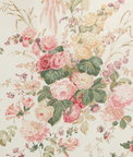 Lee Jofa Floral Bouquet Pink/Ivy Fabric