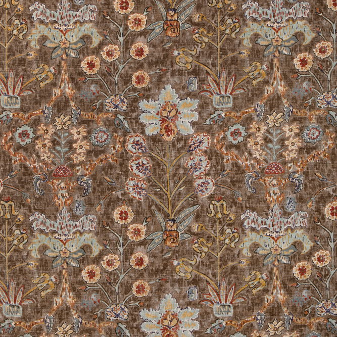 Lee Jofa Kerman Print Java/Spice Fabric