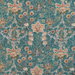 Lee Jofa Kerman Print Teal/Rose Fabric