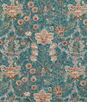 Lee Jofa Kerman Print Teal/Rose Fabric