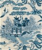 Lee Jofa Willow Lake Print Teal Fabric