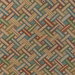 Lee Jofa Strapwork Print Red/Moss Fabric
