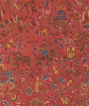 Lee Jofa Chinese Brocade Red Fabric