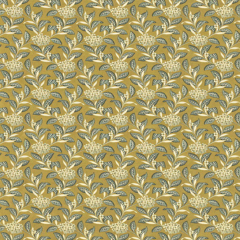 Lee Jofa Ortensia Teal/Olive Fabric