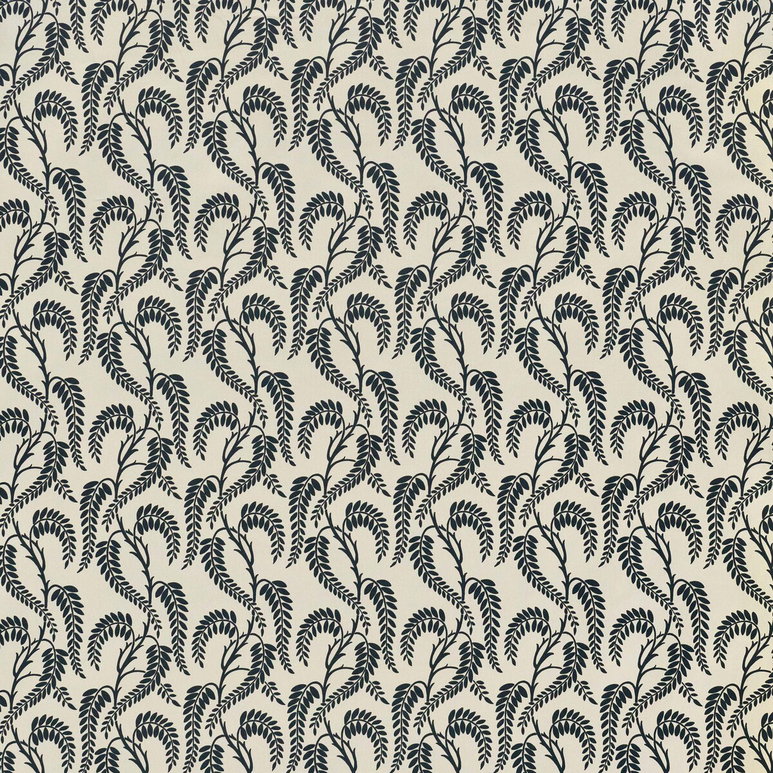 Lee Jofa Wisteria Navy/White Fabric