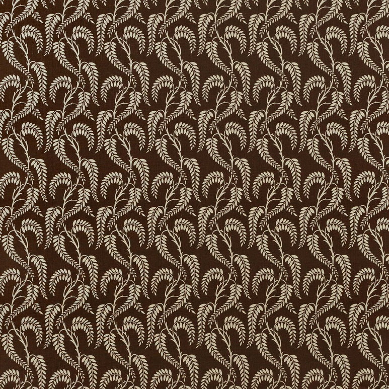Lee Jofa Wisteria Blotched Brown Linen Fabric