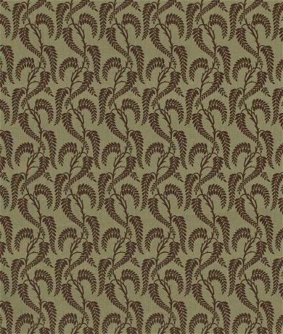 Lee Jofa Wisteria II Brown Sage Linen Fabric