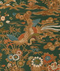 Lee Jofa Sakura Print Green Fabric