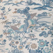 Lee Jofa Sakura Print Blue Fabric