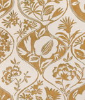 Lee Jofa Calathea Print Gold Fabric