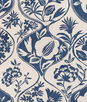 Lee Jofa Calathea Print Indigo Fabric